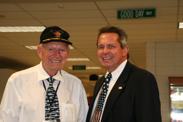 Captain Paul Anderson & Principal Richard Cornell